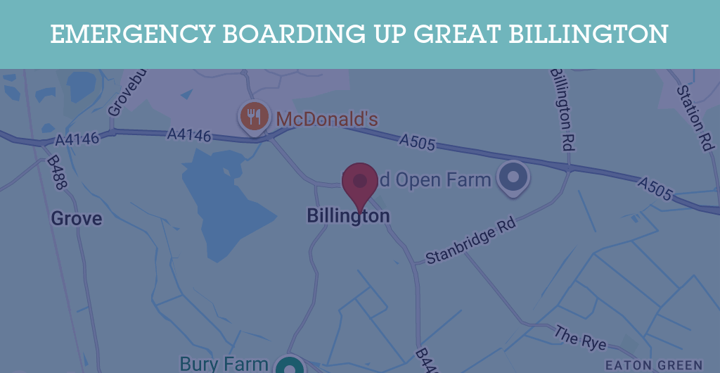 Emergency Boarding Up Services in Great Billington - LU7